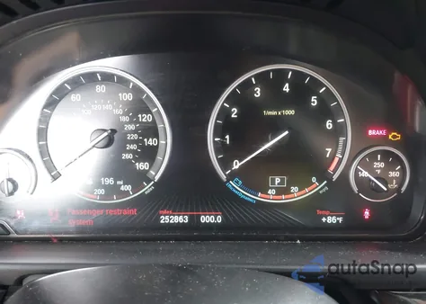 2014 BMW 535I из США, поврежденный, VIN WBA5B1C5XED476251